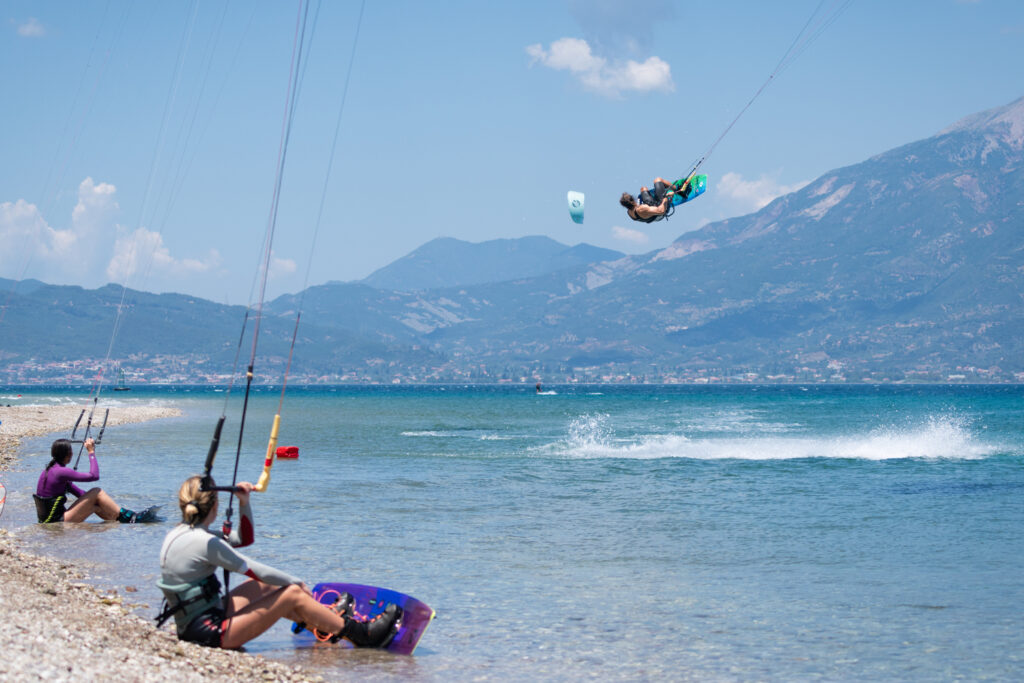 Kiteboarding in Greece