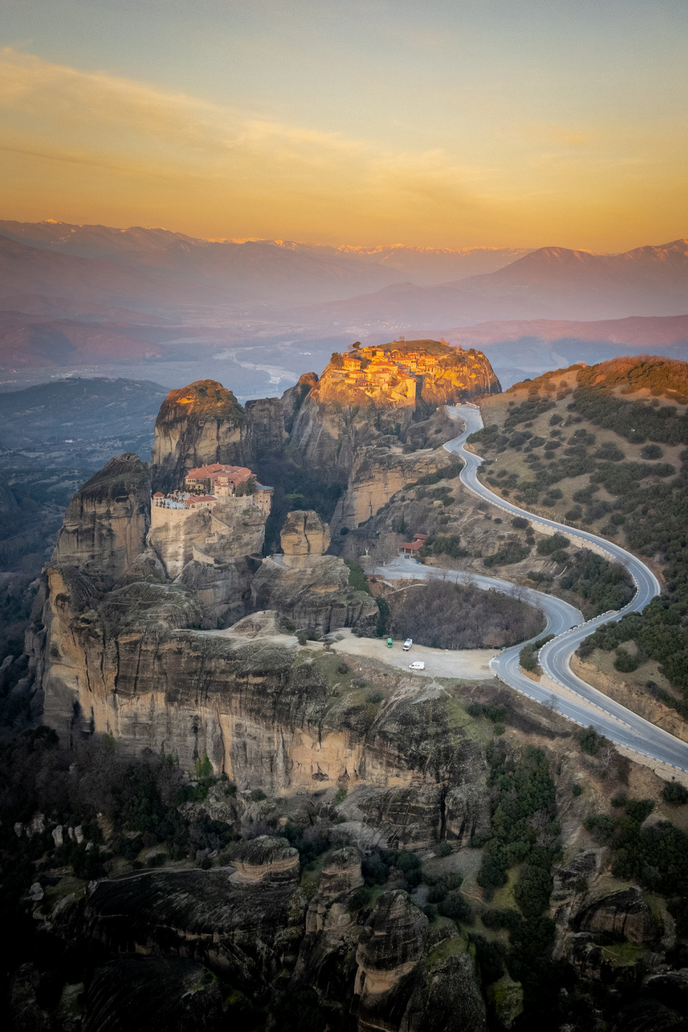 Monastery in Meteora, Greece