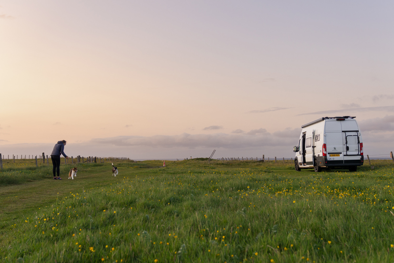 Campervan on Isle of Lewis