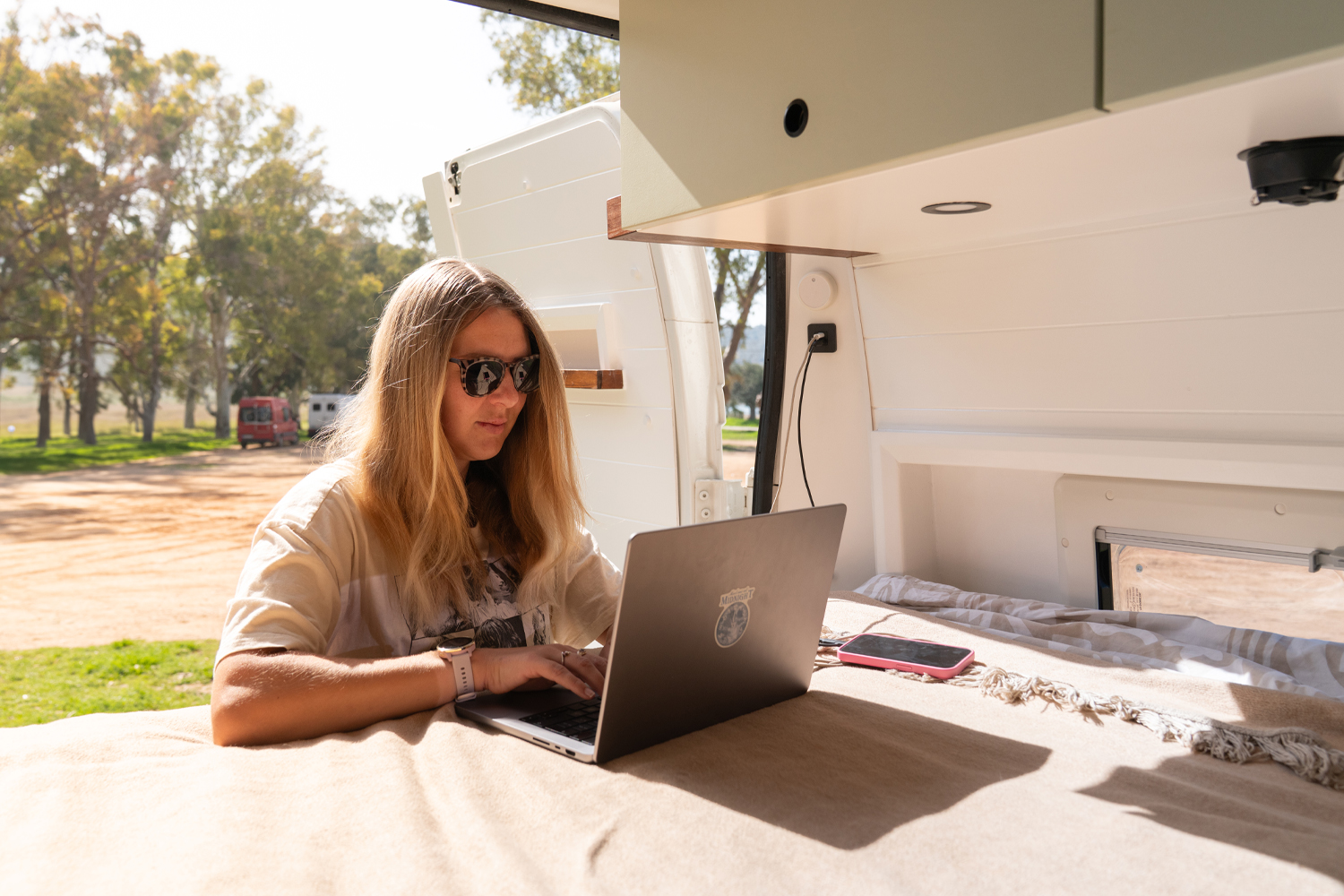 Working from a campervan or motorhome remotely